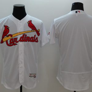 Majestic MLB St.Louis Cardinals Blank White Elite Jersey