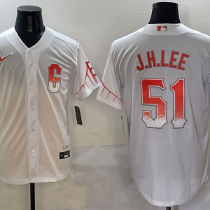 Men's San Francisco Giants #51 Jung Hoo Lee White City Connect Game Jersey
