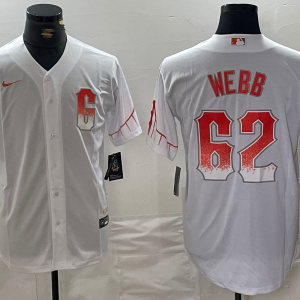 MLB San Francisco Giants #62 Webb White City Connect Game Jersey