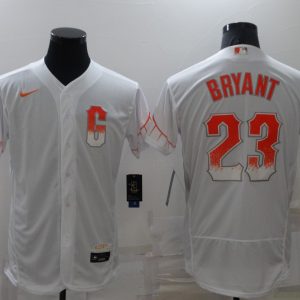 MLB San Francisco Giants #23 Bryant White City Connect Flex Base Elite Jersey