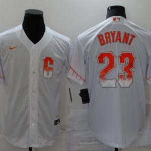 MLB San Francisco Giants #23 Bryant White City Connect Game Jersey