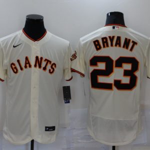 MLB San Francisco Giants #23 Bryant Gream Flex Base Elite Jersey