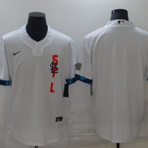 MLB San Francisco Giants Blank 2021 White All-Star Jersey