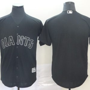 MLB San Francisco Giants Blank Black 2019 Players' Weekend Player Men Jersey