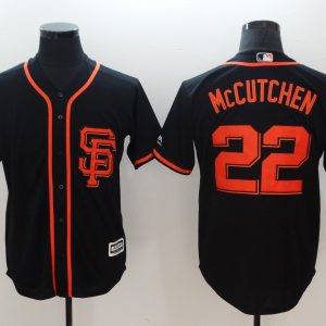 MLB San Francisco Giants #22 McCutchen Black Jersey