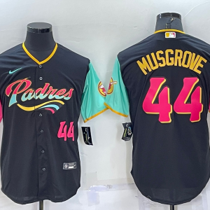 MLB San Diego Padres #44 Joe Musgrove 2022 Black City Connect Jersey