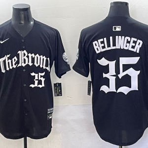 Men's New York Yankees #35 Cody Bellinger Black New Jersey