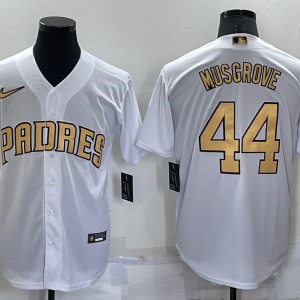 MLB San Diego Padres #44 Joe Musgrove 2022 All-Star White Jersey