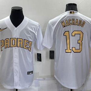 MLB San Diego Padres #13 Manny Machado 2022 All-Star White Jersey