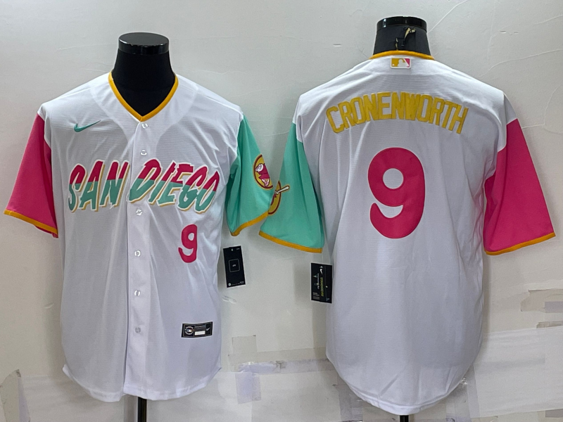 MLB San Diego Padres #9 Jake Cronenworth White 2022 City Connect Jersey