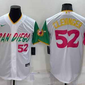 MLB San Diego Padres #52 Mike Clevinger White 2022 City Connect Jersey