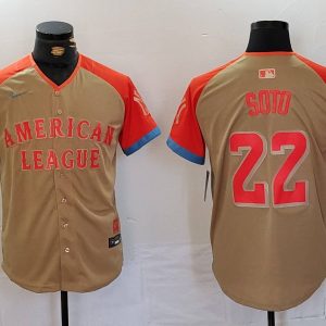 Men's New York Yankees #22 Juan Soto 2024 All-Star Stitched Jersey