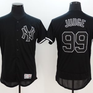 MLB New York Yankees #99 Aaron Judge Black Flex Base Elite Jersey