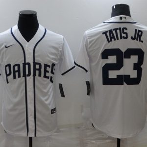 MLB San Diego Padres #23 Tatis Jr. White Nike Game Jersey