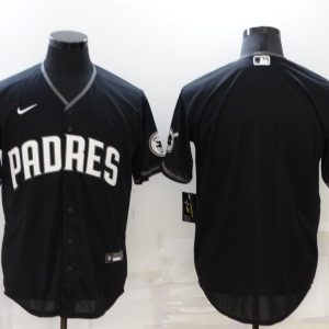 MLB San Diego Padres Blank Black Nike Game Jersey