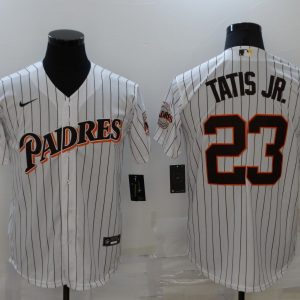 MLB San Diego Padres #23 Tatis Jr. White Nike Game Jersey