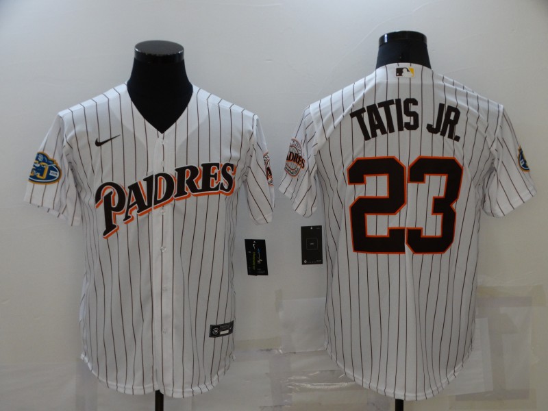 MLB San Diego Padres #23 Tatis Jr. White Nike Game Jersey