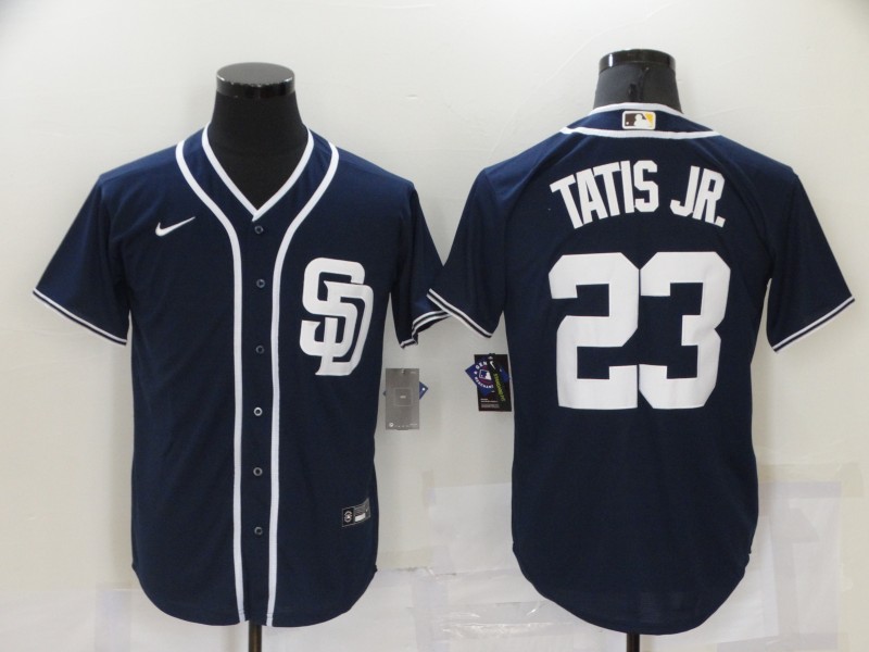 MLB San Diego Padres #23 Tatis Jr. Blue Nike Game Jersey