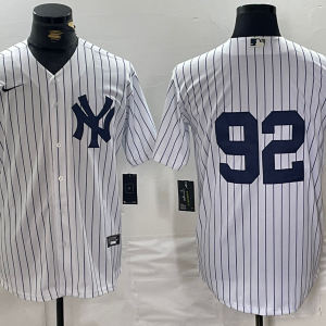 Men's New York Yankees #92 Matt Krook White Cool Base Stitched Baseball Jersey