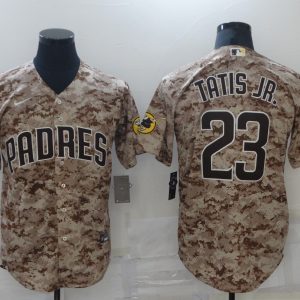 MLB San Diego Padres #23 Fernando Tatis Jr. 2021 Camo Jersey