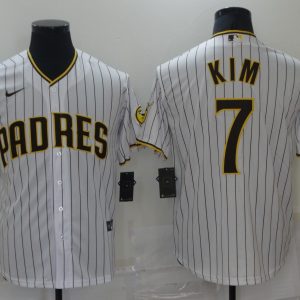 MLB San Diego Padres #7 Kim White Strip Game Nike Jersey