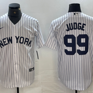 MLB New York Yankees #99 Judge White Game Nike Jersey