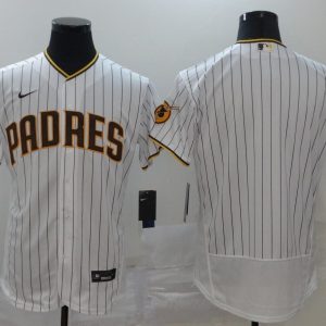 MLB San Diego Padres Blank White Flex Base Elite Jersey
