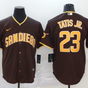 MLB San Diego Padres #23 Fernando Tatis Jr. Coffee Game Nike Jersey