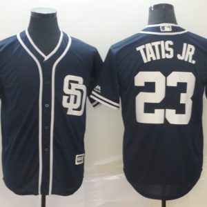 MLB San Diego Padres #23 Tatis Jr. Blue Game Men's Jersey