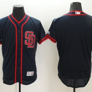 MLB San Diego Padres Blank D.Blue Elite Jersey