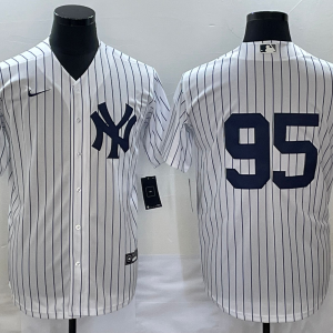 MLB New York Yankees #95 Oswaldo Cabrera White Game Nike Jersey