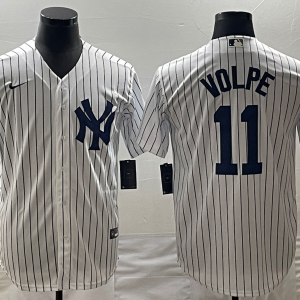 MLB New York Yankees #11 Anthony Volpe White Game Nike Jersey