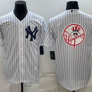 MLB New York Yankees White Team Big Logo Baseball Nike Jersey