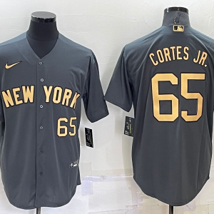 MLB New York Yankees #65 Nestor Cortes Jr. Charcoal 2022 All-Star Jersey