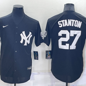 MLB New York Yankees #27 Darrell Rasner Navy Blue Jersey