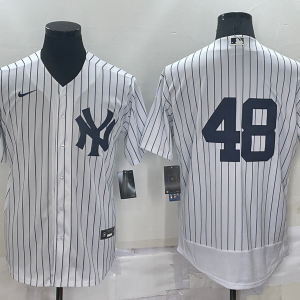 MLB New York Yankees #48 Anthony Rizzo White Flex Base Elite Jersey