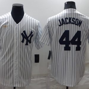 MLB New York Yankees #44 Jackson White Nike Game Jersey
