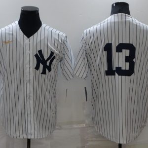 MLB New York Yankees 13 Alex Rodriguez White Game Nike Jersey