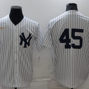 MLB New York Yankees #45 Jordan White Game Nike Jersey
