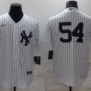 MLB New York Yankees #54 Aroldis Chapman White Jersey