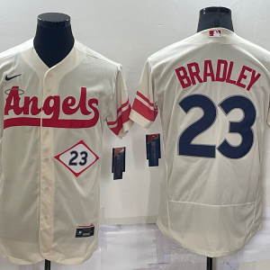 MLB Los Angeles Angels #23 Archie Bradley 2022 Cream City Connect Flex Base  Elite Jersey