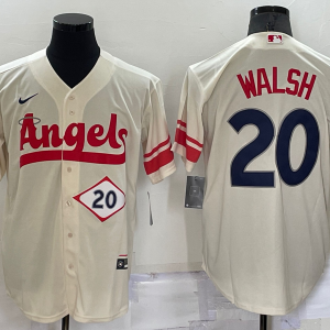 MLB Los Angeles Angels #20 Jared Wals Cream 2022 City Connect Jersey