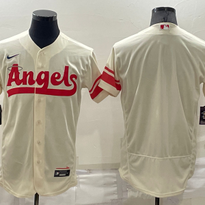 MLB Los Angeles Angels Blank 2022 Cream City Connect Flex Base Elite Jersey