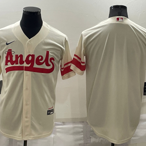 MLB Los Angeles Angels Blank Cream 2022 City Connect Jersey