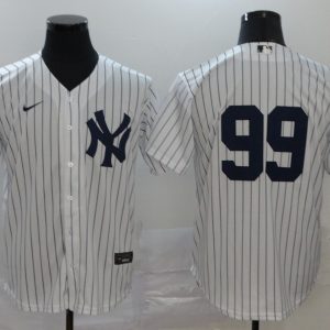 MLB New York Yankees #99 Aaron Judge White Game Nike Jersey