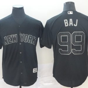 MLB Yankees #99 Aaron Judge BAJ Black 2019 Players Weekend Player Men Jersey