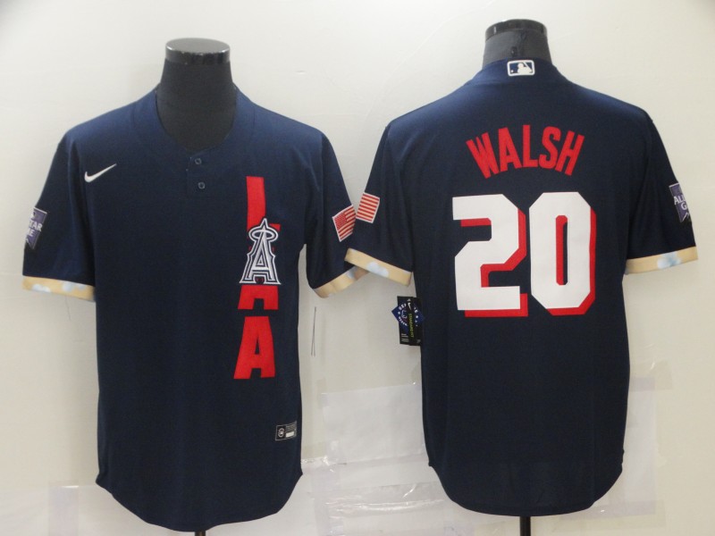 MLB Houston Astros #20 Walsh 2021 Navy Blue All-Star Jersey