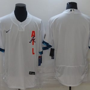 MLB Los Angeles Angels Blank 2021 White All-Star Flex Base Elite Jersey