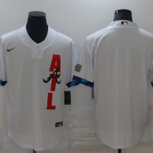 MLB Los Angeles Angels Blank  2021 White All-Star Jersey