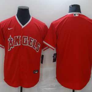 MLB Los Angeles Angels Blank Red Game Nike Jersey